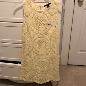 Cute yelllow lace dress